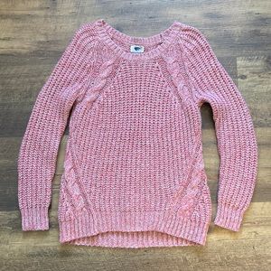 Pink & Cream Sweater